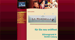 Desktop Screenshot of la-marinella-coburg.de